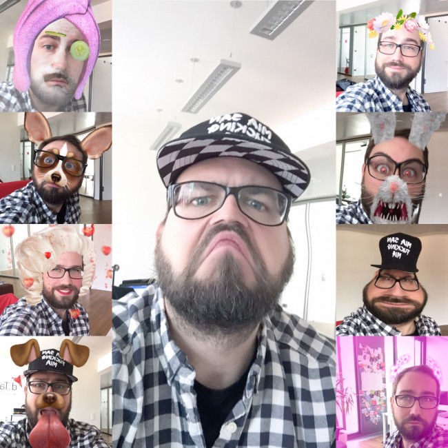 Collage Snapchat-Filter