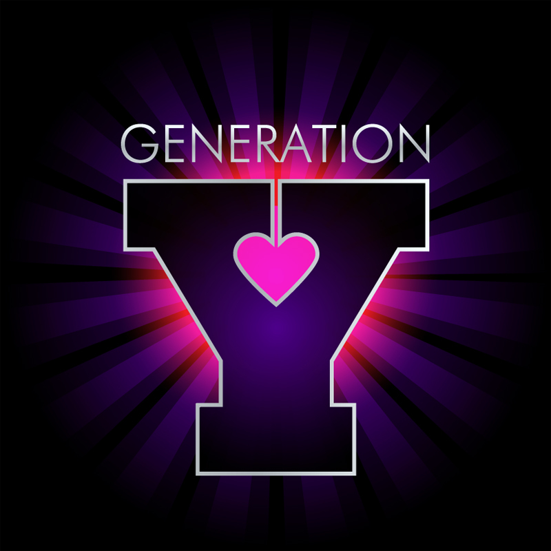Y now. Поколение y. Поколение y логотип. Поколение y вектор. Эмблема поколение y веселая.